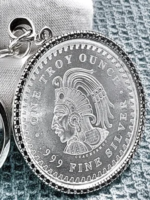 The Outstanding Aztec Emperor ALL IN ONE Silver Keychain