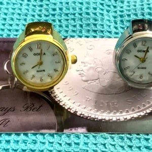 Gold Or Silver Gomia Ring Watch