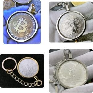 Do It Yourself (DIY) *Fit Your Coin* (40MM) Bezel Keychain