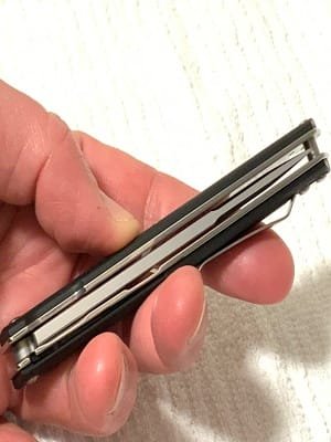 Beautiful Black Beauty DC/G10 Blade/Handle Sharp Flip Folding Knife