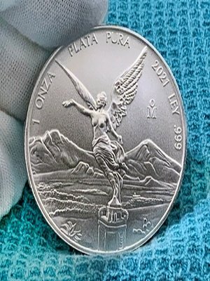 2021 Silver Liberty Mexican Libertad 1 Ounce .999 Pure (BU) Brilliant Uncirculated