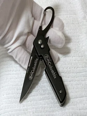Columbia Carabiner Superior Sharp Pocket Knife
