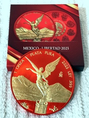 BLACKS HEIRLOOM COLLECTION RED *2023* ALL SILVER LIBERTAD KEYCHAIN (500 MINTED)