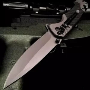 9' BLACK COBRA KA COMBAT TAC PROTECTION KNIFE (EDC)