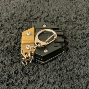 Gold HEX 2 Blade 3 Tools Keychain