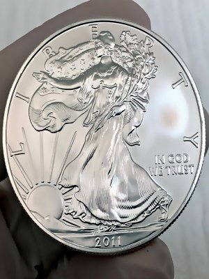 Stunning Eagle Silver One Ounce 2011 Silver Eagle Coin