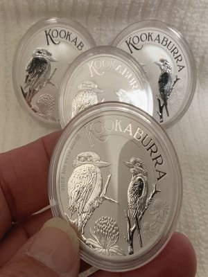 Great Pure Silver Bullion 1 Oz. Coin Australian Kookaburra