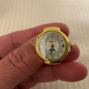 Stunning Timely BOZHI Gold/Silver Ring Watches