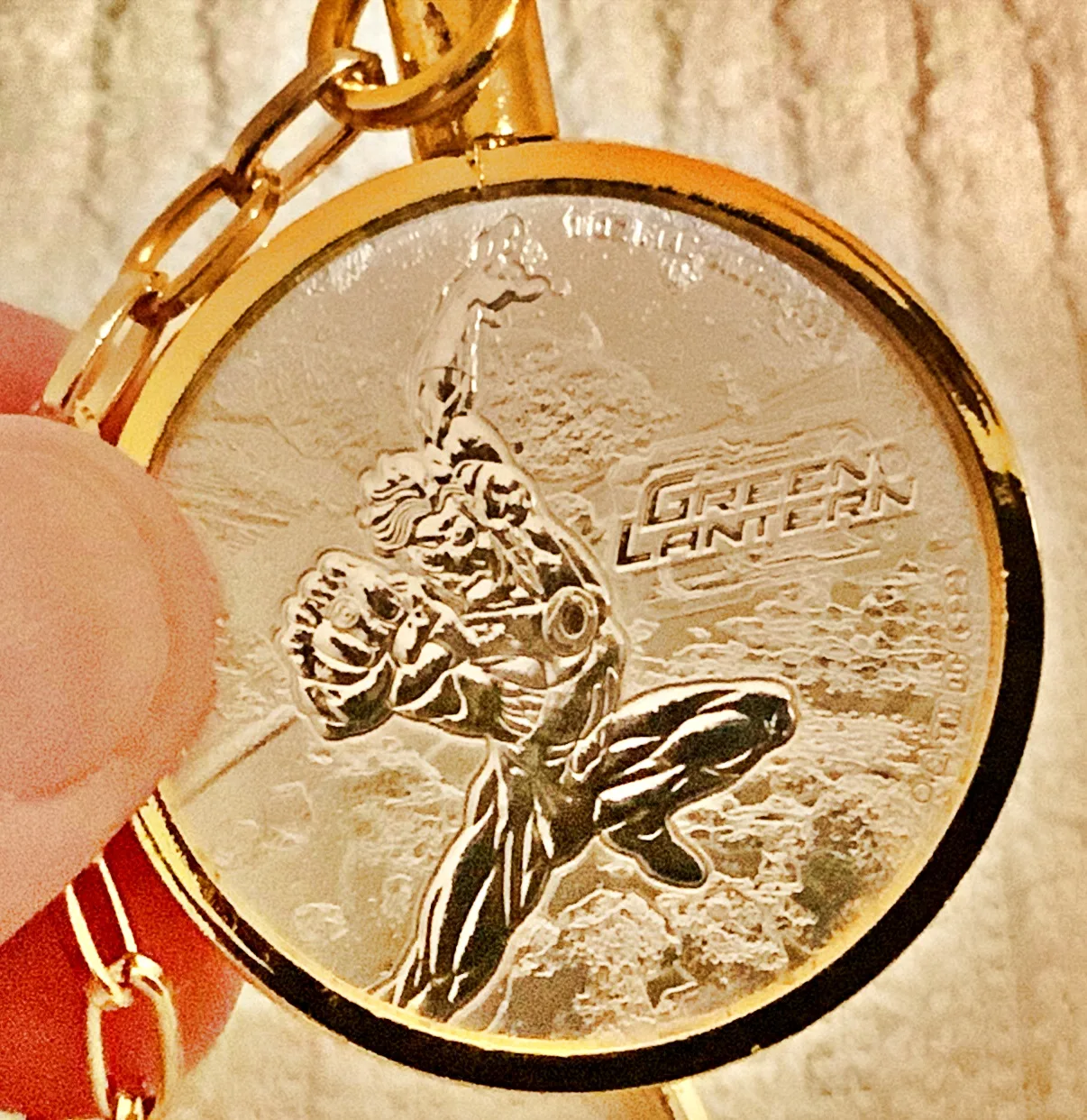 The Green Lantern (2023) 1 Oz. 0.999 Silver Ounce (BU) Coin Keychain