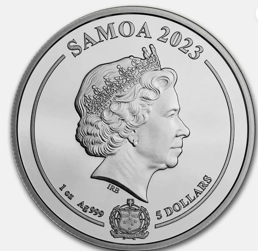 The Green Lantern (2023) 1 Oz. 0.999 Silver Ounce (BU) Coin Keychain - Image 3