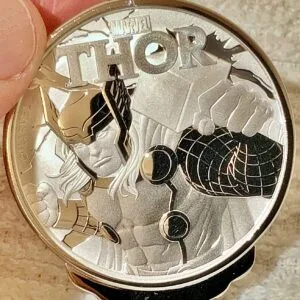 THOR (THE THUNDER GOD) 2018 1 Oz. Pure Silver Coin Money Clip