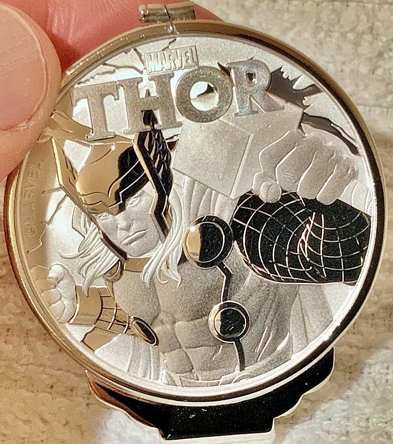 THOR (THE THUNDER GOD) 2018 1 Oz. Pure Silver Coin Money Clip