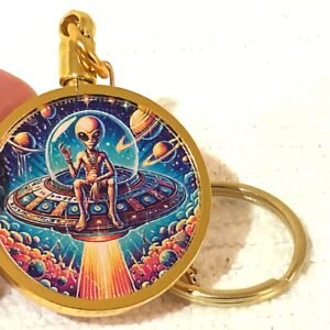 BLACKS: Aliens Odyssey Saint-Gaudens Fine Art (1 Ounce) Copper Coin Keychain