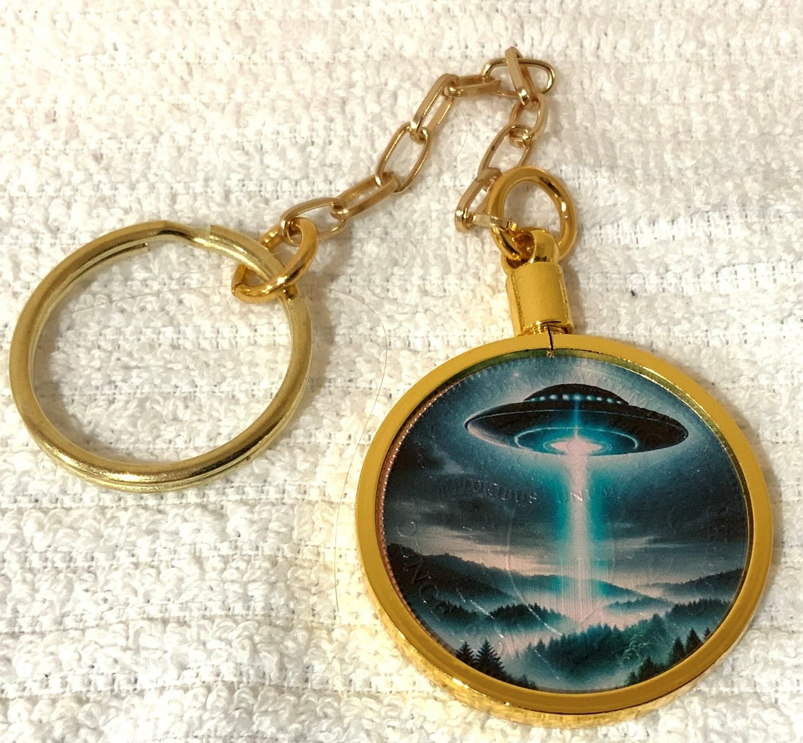 BLACKS: Galactic Rise Saint-Gaudens Fine Art (1 Ounce) Copper Coin Keychain - Image 2