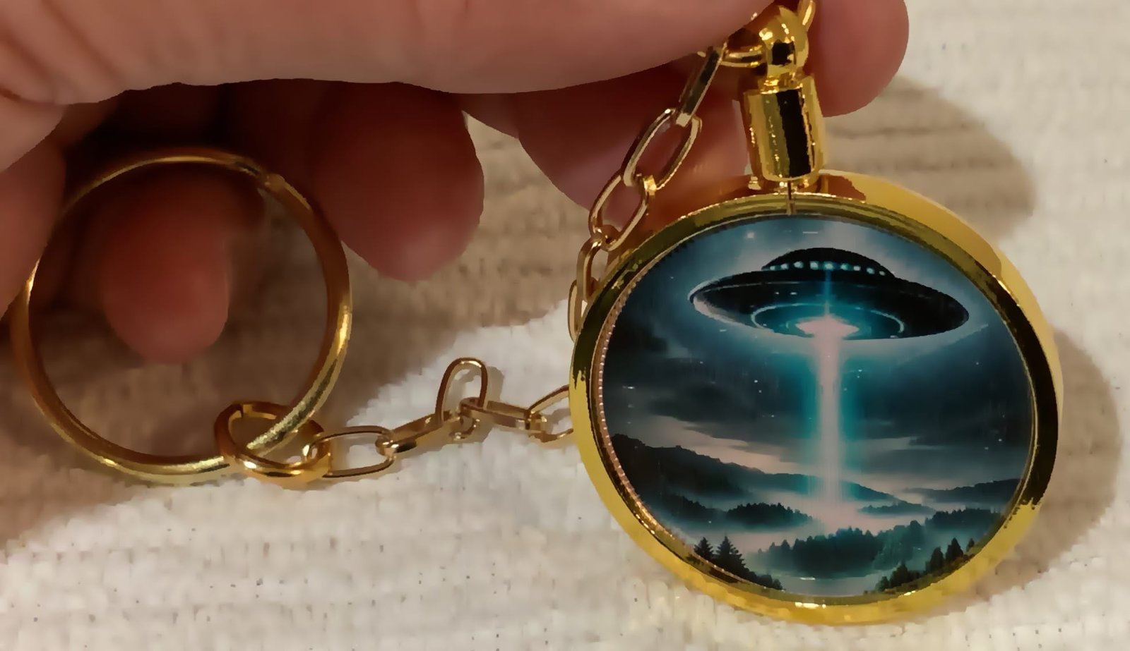 BLACKS: Galactic Rise Saint-Gaudens Fine Art (1 Ounce) Copper Coin Keychain - Image 3