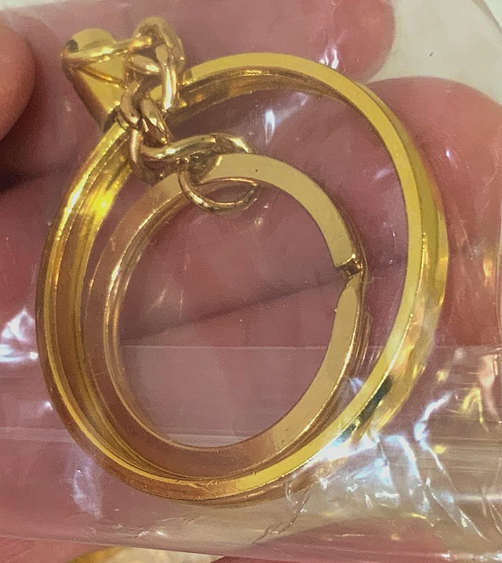 38MM BEZEL FITS Morgan, Peace, Ike Dollars For Coin Keychains (GOLD) - Image 2