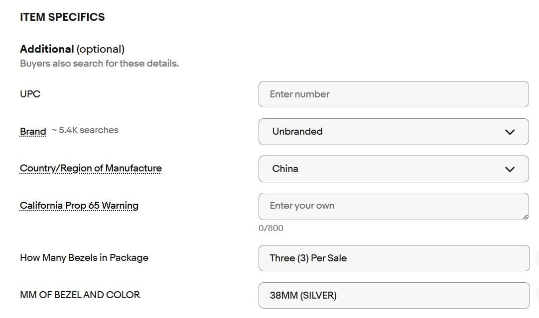 (3) 38MM BEZELS FITS Morgan, Peace, Ike Dollars For Coin Keychains (SILVER) - Image 10