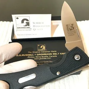 Grohmann Featherweight (Black Svelte) Folding Knife Zytel (FRN) Handle