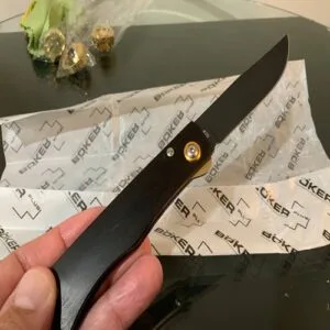 Boker Rusticus 420 Stainless Steel (Ebony) Handle Knife