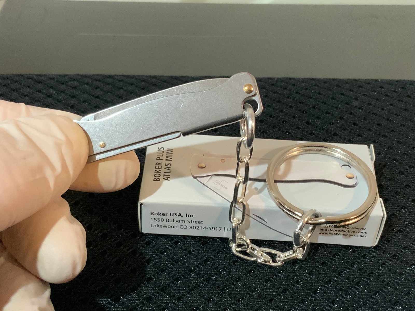 BOKER PLUS® Atlas Mini 12C27 Steel Slip Joint Keychain - Image 2