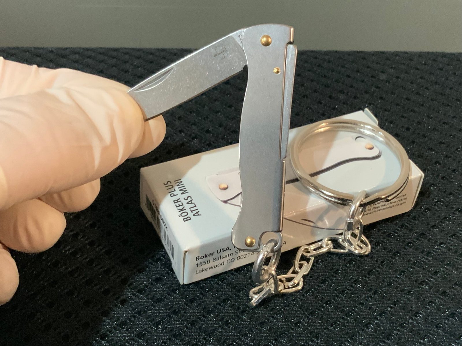 BOKER PLUS® Atlas Mini 12C27 Steel Slip Joint Keychain - Image 5