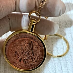 LUST 1 Oz. Copper Coin Keychain