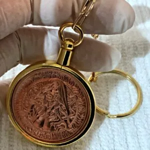 LUST 1 Oz. Copper Coin Keychain