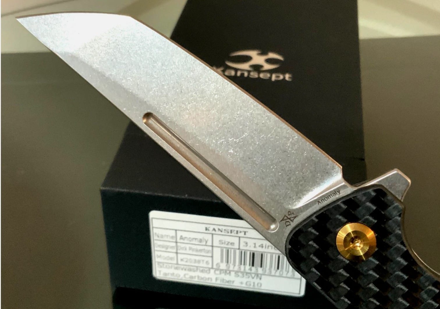 Kansept Anomaly Tanto CPM S35VN SUPER STEEL Blade Survival Knife - Image 3