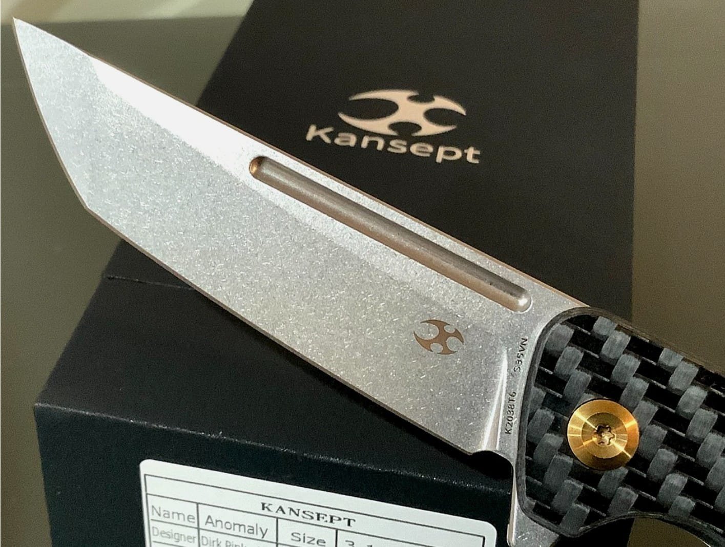 Kansept Anomaly Tanto CPM S35VN SUPER STEEL Blade Survival Knife - Image 4