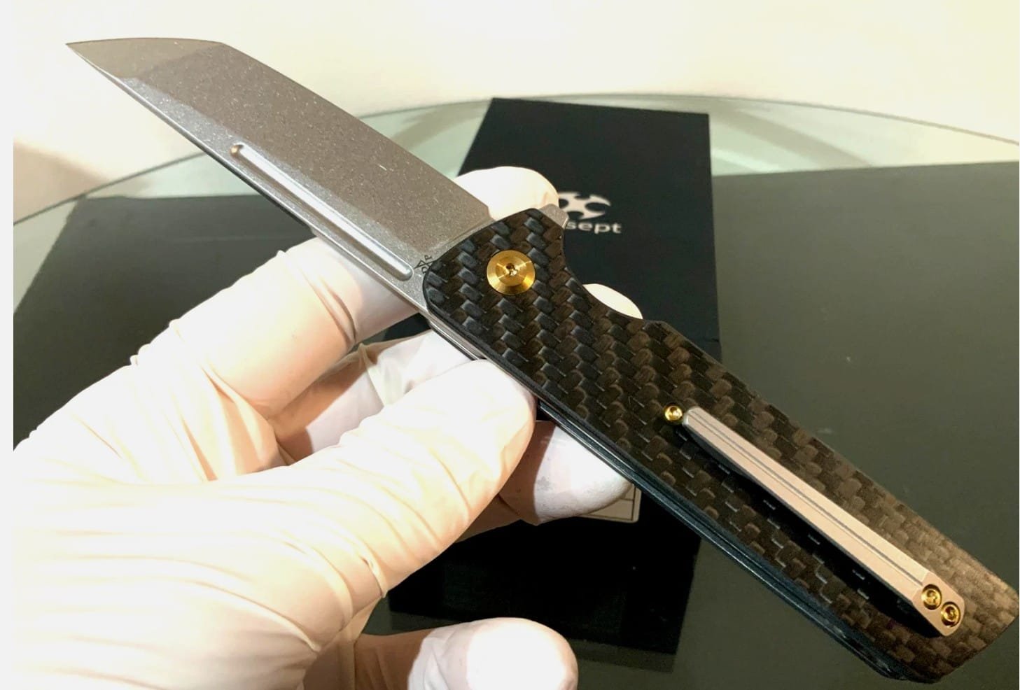 Kansept Anomaly Tanto CPM S35VN SUPER STEEL Blade Survival Knife - Image 9