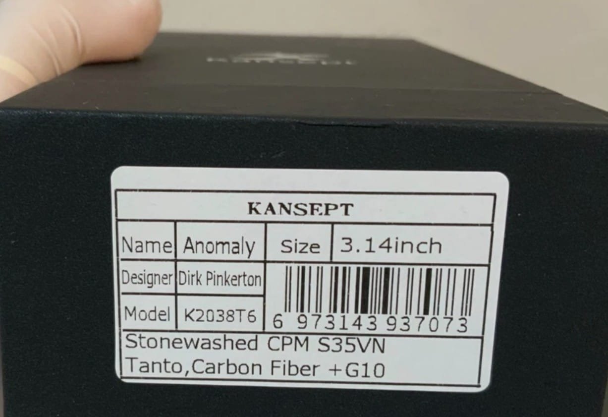 Kansept Anomaly Tanto CPM S35VN SUPER STEEL Blade Survival Knife - Image 12