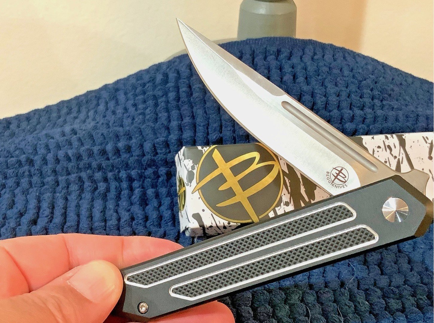 Sun Tzu Kwaiken Carbon Steel *Superior* War Blade Folding Pocket Knife - Image 2