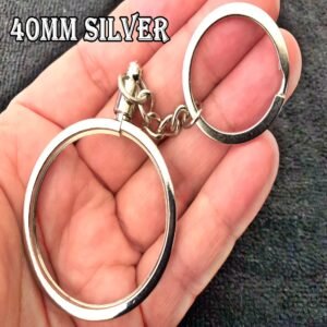 CREATE A KEYCHAIN! DIY (Do It Yourself) (40MM) (39MM) (38MM) (32MM) (30MM) (25MM) (20MM) SILVER/GOLD BEZEL BLANK COIN KEYCHAIN MAKERS