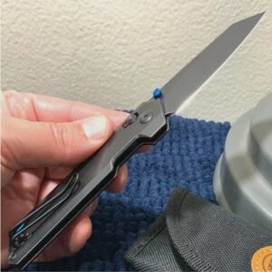 Vosteed Parallel (A3501) Reverse Tanto Ultra Thin Frame 5 Grade Titanium Handle