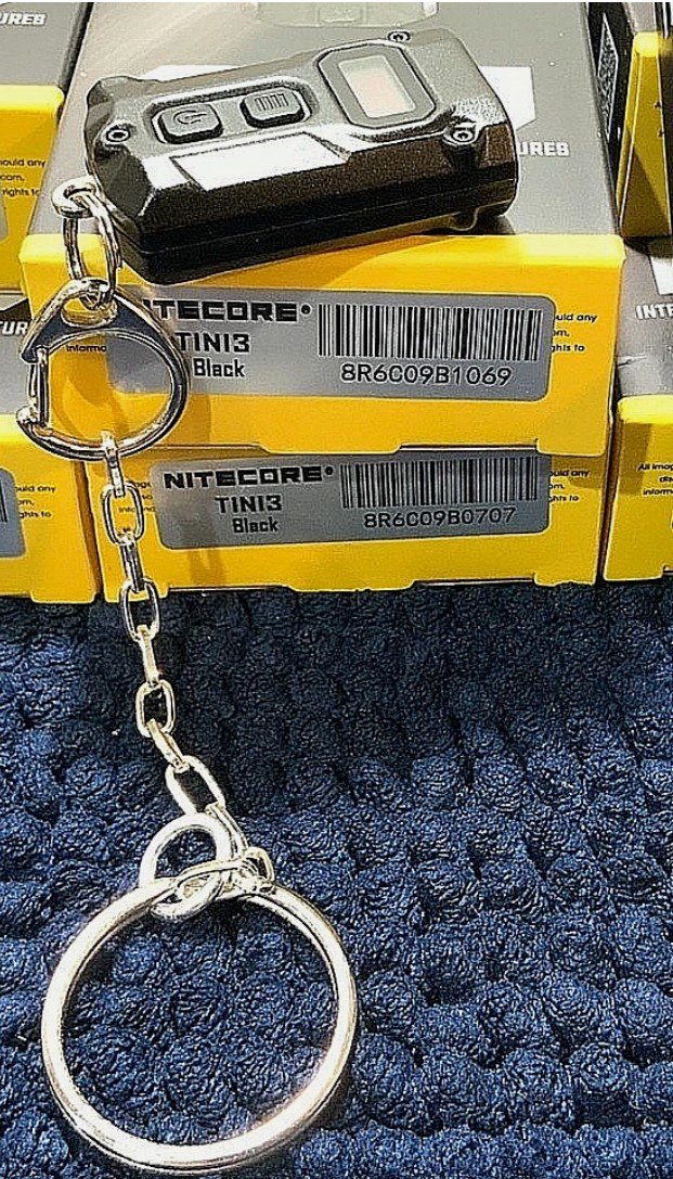 Nightcore TINI 3 Mini Flashlight W/FREE 33mm Keyring and Keychain 600 Lumens - Image 8