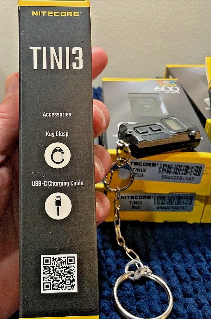 Nightcore TINI 3 Mini Flashlight W/FREE 33mm Keyring and Keychain 600 Lumens - Image 4