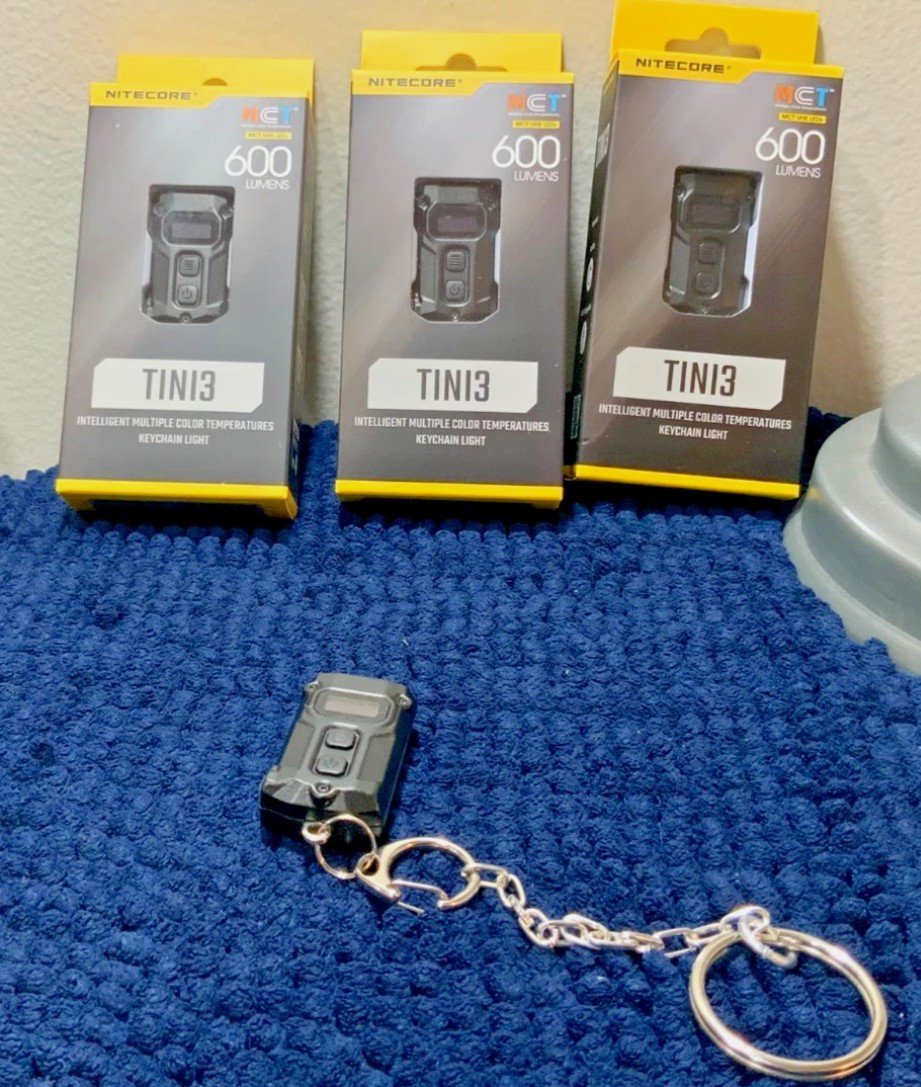 Nightcore TINI 3 Mini Flashlight W/FREE 33mm Keyring and Keychain 600 Lumens - Image 5