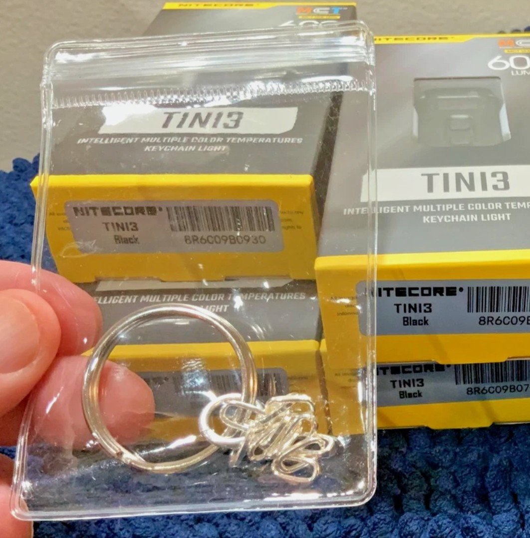Nightcore TINI 3 Mini Flashlight W/FREE 33mm Keyring and Keychain 600 Lumens - Image 2