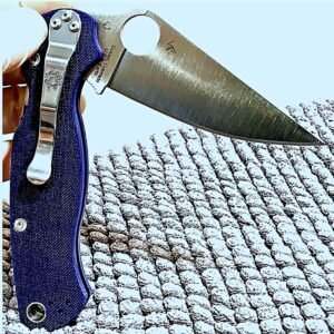 Spyderco Para Military 2 - Crucible S110V Metallurgy - Blurple Grip