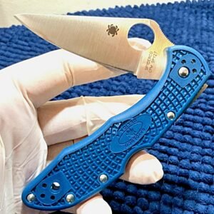 Spyderco Delica 4 (C11PCBL) Cobalt Blue CPM SPY27 Blade *Lightweight* Folder
