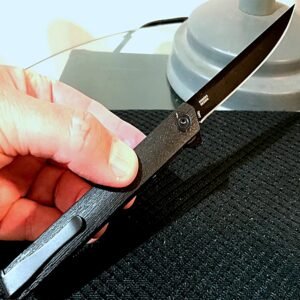 CEO 7097 Quick Flick Folding Pocket Knife (Black Blade)