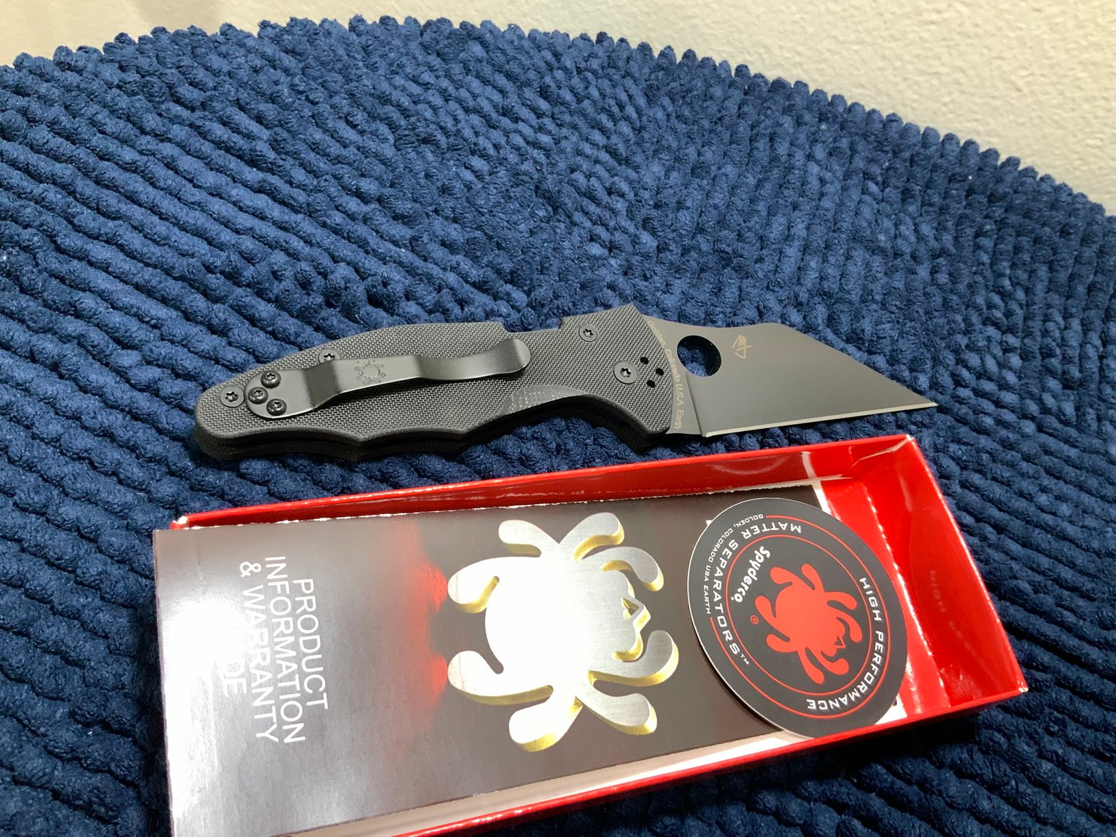 Spyderco Corporate Pro Yojimbo 2 *STEALTH* CPM S30V Executive Folder C85GPBBK2 - Image 6