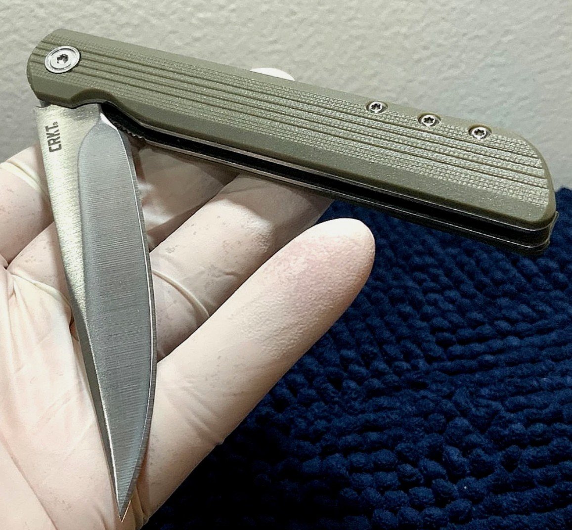 Kinetic (CRKT 3810) Smooth Flip Folder LCK+ Lightweight Large Lerch Design Knife - Image 2