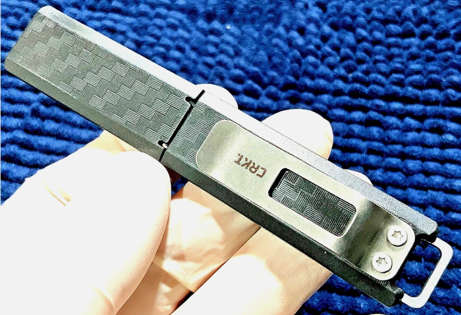 CRKT Scribe (2425) Executive Carry Ultra Compact Snap Cover Fixed D2 Steel Blade - Image 4