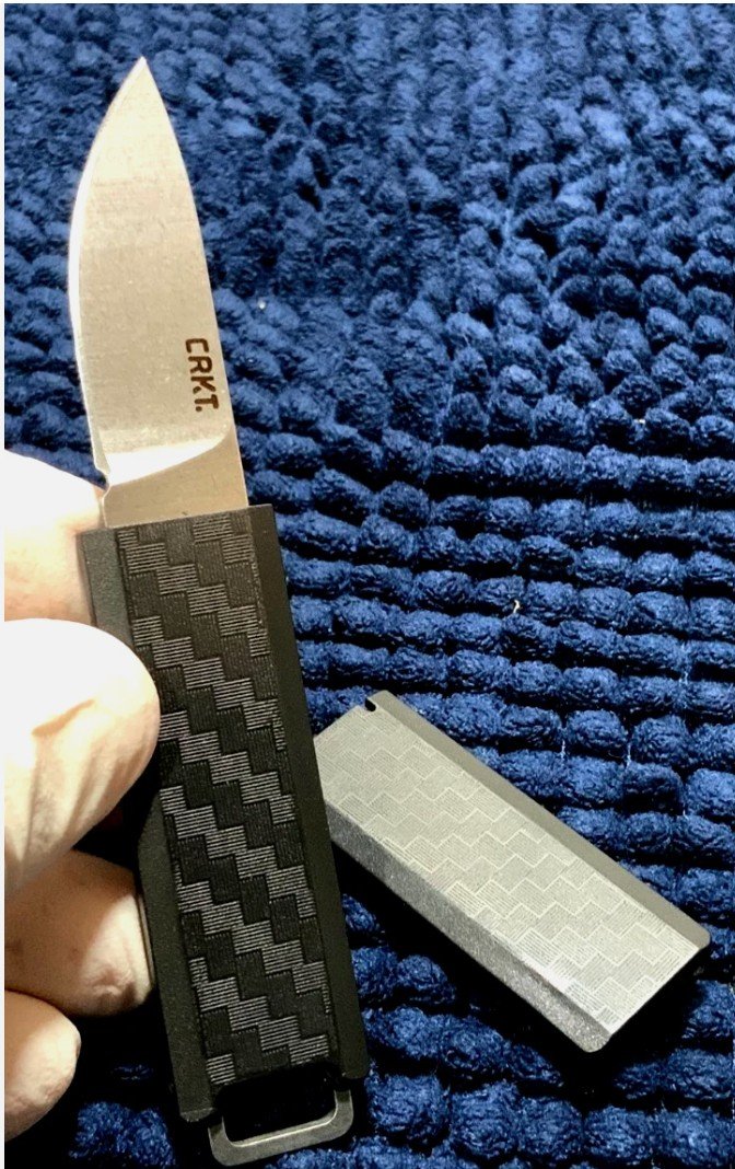 CRKT Scribe (2425) Executive Carry Ultra Compact Snap Cover Fixed D2 Steel Blade - Image 5