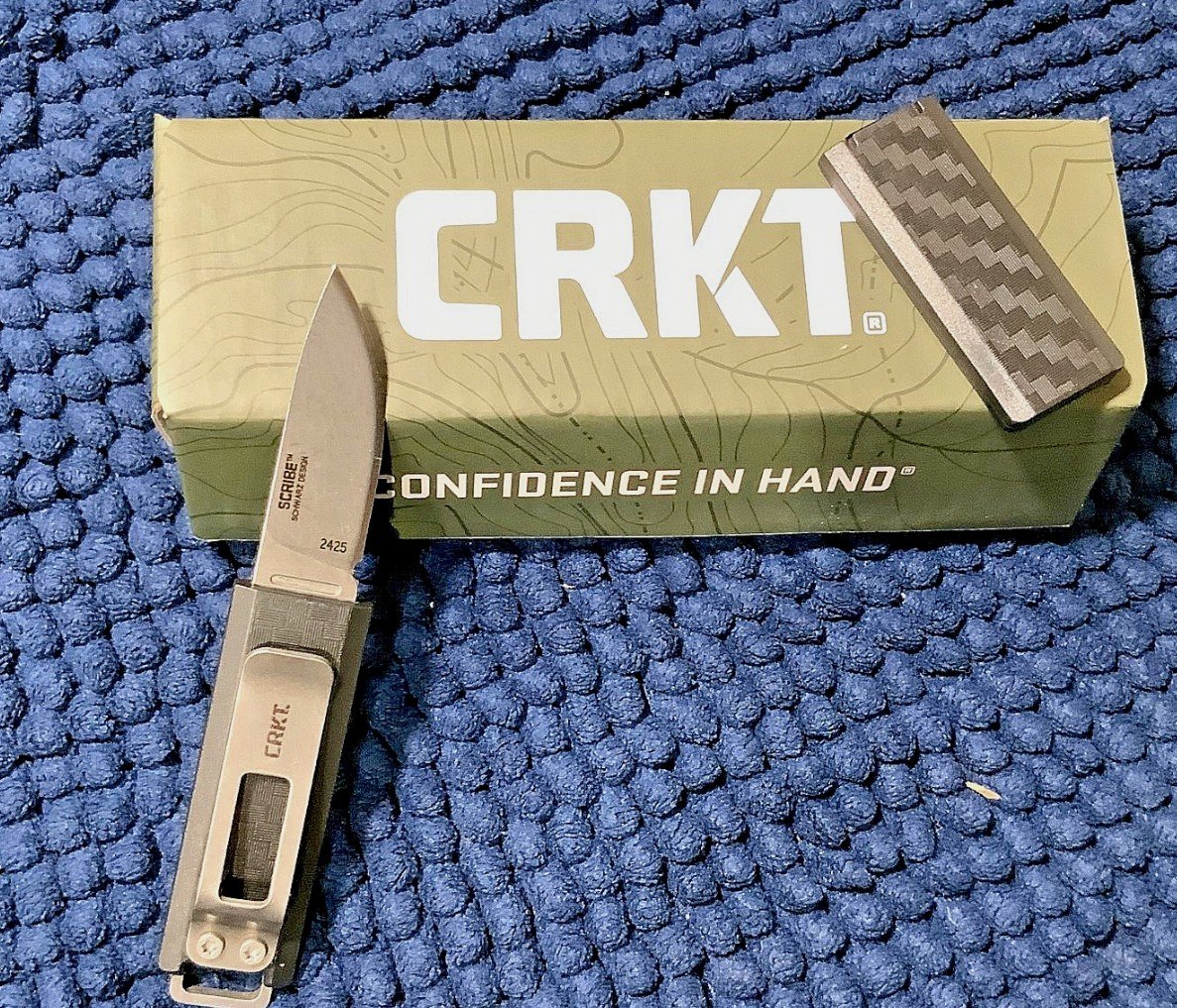 CRKT Scribe (2425) Executive Carry Ultra Compact Snap Cover Fixed D2 Steel Blade - Image 10