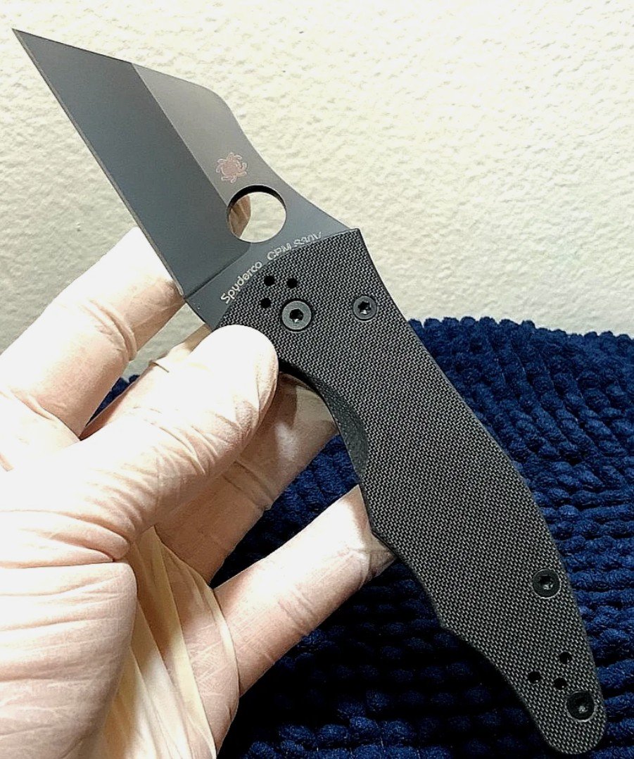 Spyderco Corporate Pro Yojimbo 2 *STEALTH* CPM S30V Executive Folder C85GPBBK2 - Image 3