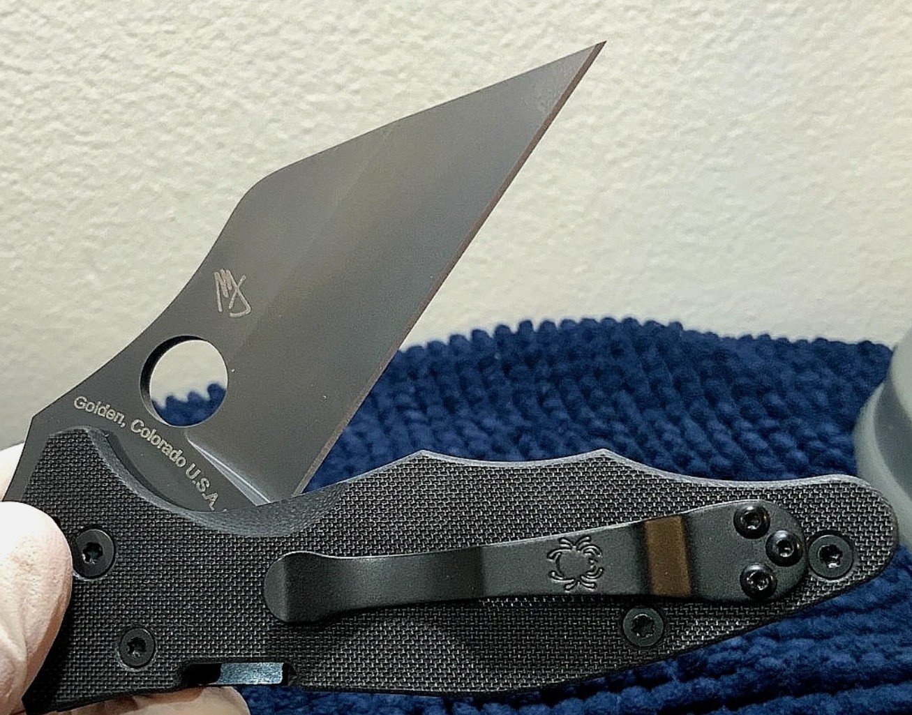 Spyderco Corporate Pro Yojimbo 2 *STEALTH* CPM S30V Executive Folder C85GPBBK2 - Image 5