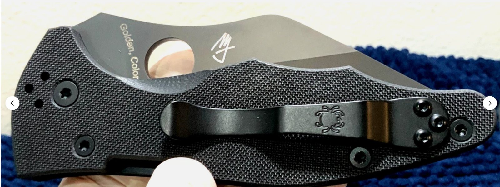 Spyderco Corporate Pro Yojimbo 2 *STEALTH* CPM S30V Executive Folder C85GPBBK2 - Image 9