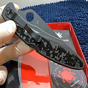 Police Model C07BKP *BLACK* TiCN Takefu VG-10 Blade Titanium Carbonitride Knife